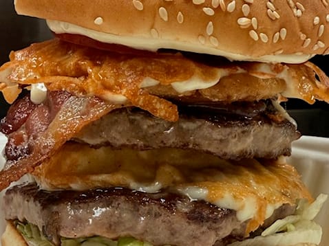 Double bacon cheeseburger